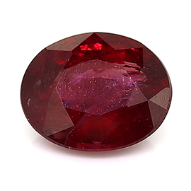 0.47 ct Oval Ruby : Red