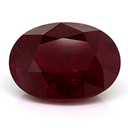 3.01 ct Pigeon Blood Red Oval Ruby