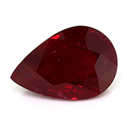 2.17 ct Pigeon Blood Red Pear Shape Ruby
