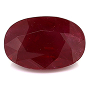 2.52 ct Rich Pigeon Blood Red Oval Ruby