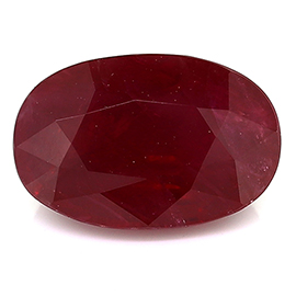 2.52 ct Oval Ruby : Rich Pigeon Blood Red