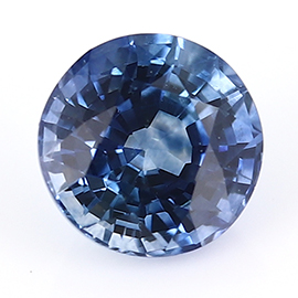 0.58 ct Round Blue Sapphire : Rich Blue