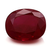 4.96 ct Pigeon Blood Red Oval Ruby