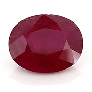4.10 ct Pigeon Blood Red Oval Ruby