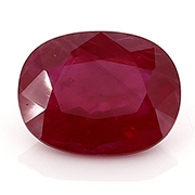 3.01 ct Pigeon Blood Red Oval Ruby