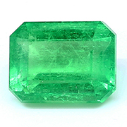 9.84 ct Fine Grass Green Emerald Cut Emerald