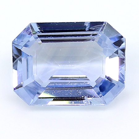 1.49 ct Emerald Cut Blue Sapphire : Fine Blue