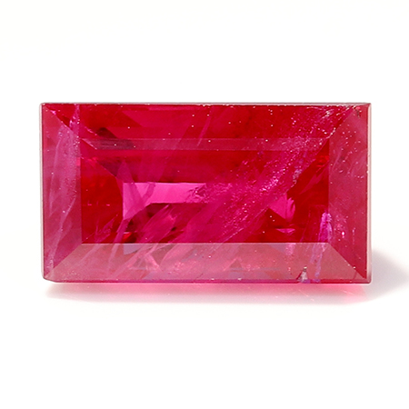 1.45 ct Baguette Ruby : Rich Red