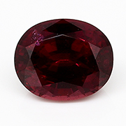1.01 ct Deep Red Oval Ruby
