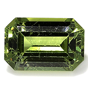 0.73 ct Olive Green Emerald Cut Sapphire