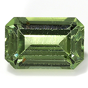 0.76 ct Olive Green Emerald Cut Sapphire
