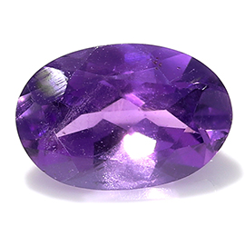 0.40 ct Oval Amethyst : Purple