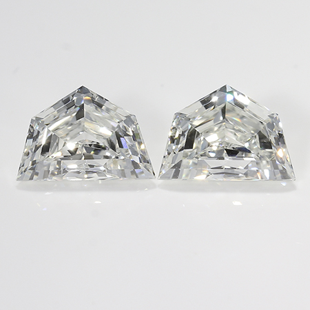 0.73 cttw Pair of Cadillac Cut Diamonds : G / VS1