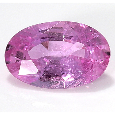 0.47 ct Oval Pink Sapphire : Rich Pink