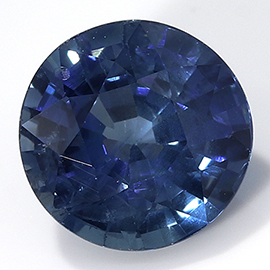 1.23 ct Round Blue Sapphire : Fine Blue