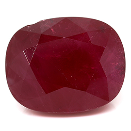 3.34 ct Oval Ruby : Rich Red