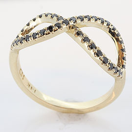 14K Yellow Gold Multi Stone Ring : 0.50 ct Diamonds