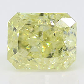 0.25 ct Radiant Diamond : Fancy Yellow / VS2