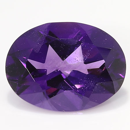 1.06 ct Oval Amethyst : Purple