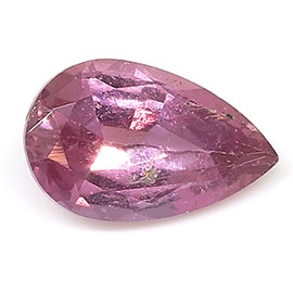 0.48 ct Pear Shape Pink Sapphire : Rich Pink
