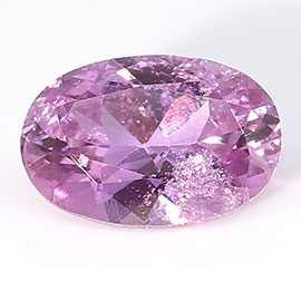0.55 ct Oval Pink Sapphire : Rich Pink