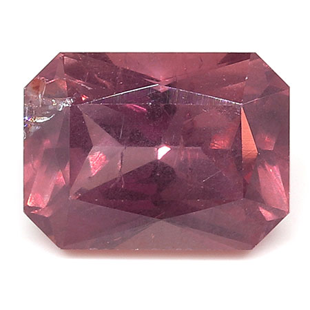1.37 ct Radiant Pink Sapphire : Deep Rich Pink