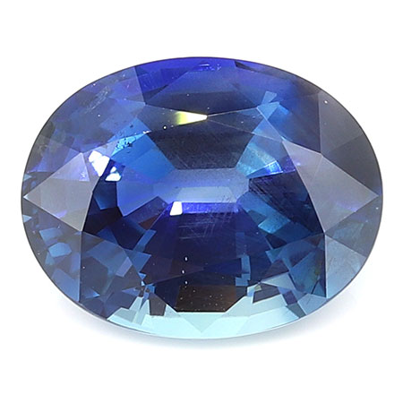 2.40 ct Oval Blue Sapphire : Rich Blue