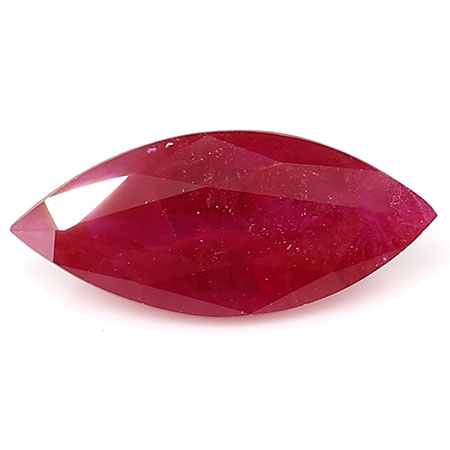 1.27 ct Marquise Ruby : Rich Red