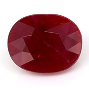 1.09 ct Rich Red Oval Ruby