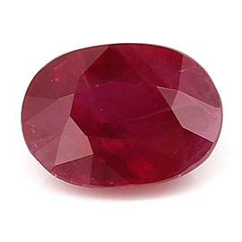 1.05 ct Oval Ruby : Rich Red