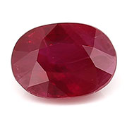 1.05 ct Rich Red Oval Ruby