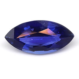 0.94 ct Marquise Blue Sapphire : Rich Blue