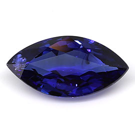 1.04 ct Marquise Blue Sapphire : Rich Royal Blue