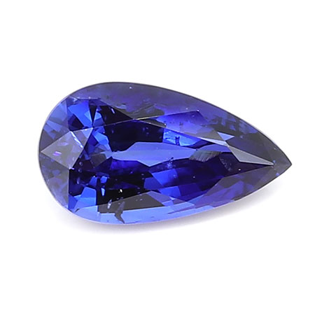 1.05 ct Pear Shape Blue Sapphire : Rich Royal Blue