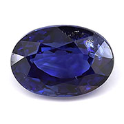 1.08 ct Rich Royal Blue Oval Blue Sapphire