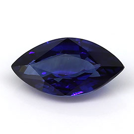 0.97 ct Marquise Blue Sapphire : Rich Royal Blue