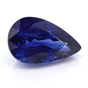 1.86 ct Royal Blue Pear Shape Blue Sapphire