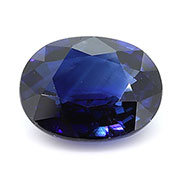 1.30 ct Rich Darkish Blue Oval Blue Sapphire