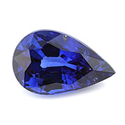 1.10 ct Royal Blue Pear Shape Blue Sapphire