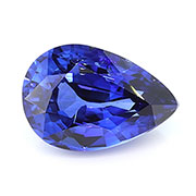1.26 ct Royal Blue Pear Shape Blue Sapphire