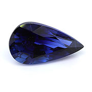1.58 ct Rich Royal Blue Pear Shape Blue Sapphire