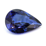 1.71 ct Royal Blue Pear Shape Blue Sapphire
