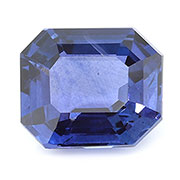 2.74 ct Navy Blue Emerald Cut Blue Sapphire