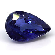 0.57 ct Royal Blue Pear Shape Blue Sapphire