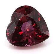 1.11 ct Rich Red Heart Shape Ruby