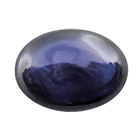 1.65 ct Cabochon Blue Sapphire : Deep Darkish Blue