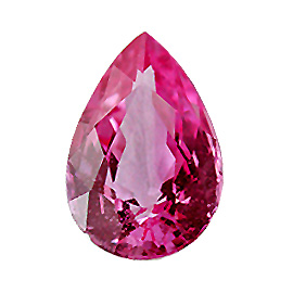 0.82 ct Pear Shape Sapphire : Fine Pink