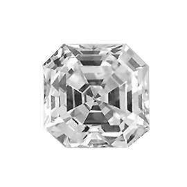1.02 ct Asscher Cut Diamond : E / VS2