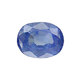 0.56 ct Oval Blue Sapphire : Medium Royal Blue