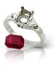 ... panache to a special ring with a ruby center stone or ruby side stones